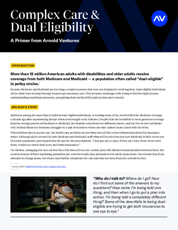 AV Complex Care Policy Primer v3 8 31 23