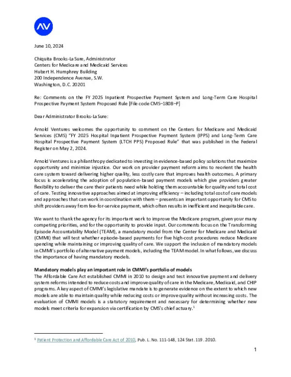 AV Comment letter on CMMI TEAM FINAL