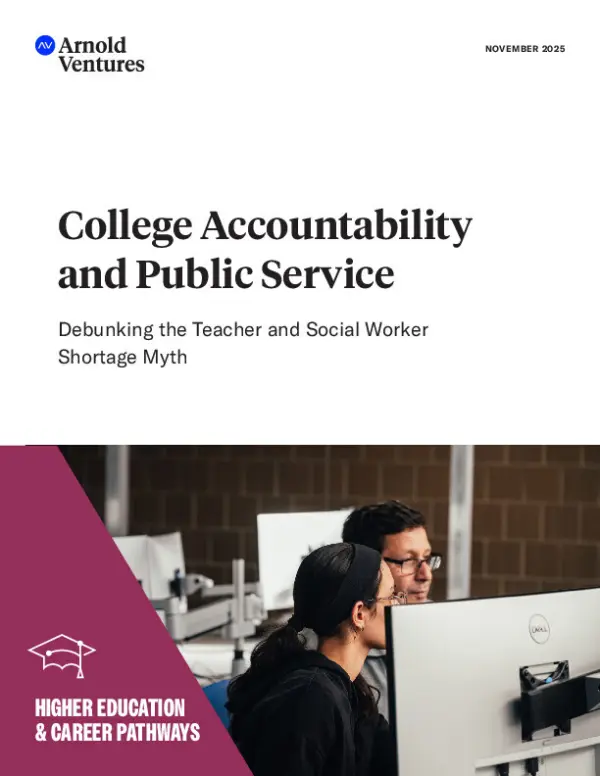 Higher Education College Accountability Public Service